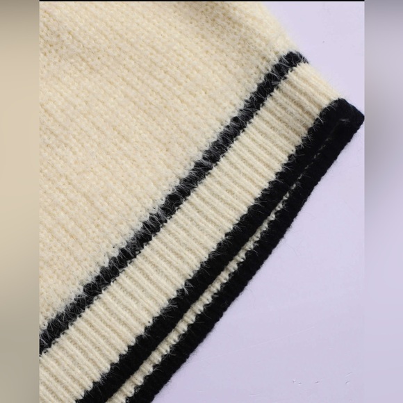 CIDER CONTRASTING BINDING KNIT STRAPLESS TOP 3XL - Picture 2 of 7